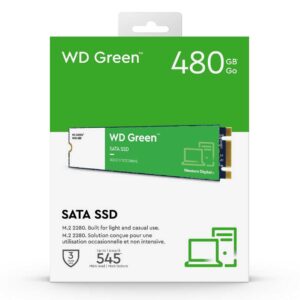 Ổ Cứng Western Digital SSD M.2 SATA WD Green 480GB (M.2-2280 | SATA III | 545MB/s / 465MB/s)