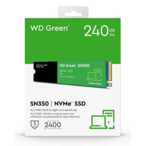 Ổ Cứng SSD M.2 NVMe WD Green SN350 240GB (3200MB/s / 2500MB/s | WDS240G2G0C)