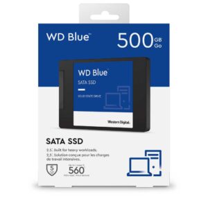 Ổ Cứng SSD SATA 2,5" WD Blue 500GB (560MB/s - 530MB/s | WDS500G2B0A)
