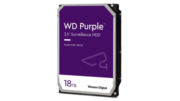 Ổ Cứng HDD WD Purple 18TB (3.5" | 7200RPM | 512MB Cache | WD180PURZ)