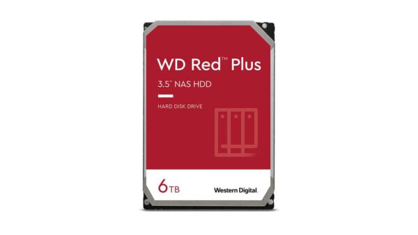 Ổ Cứng HDD WD Red Plus 6TB (3.5" | 5640RPM | 128MB Cache | WD60EFZX)