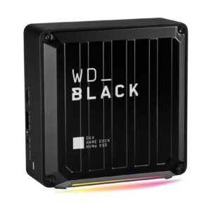 Ổ Cứng Di Động WD Black D50 Game Dock NVMe SSD 1TB (Thunderbolt | DisplayPort | WDBA3U0010BBK-SESN)