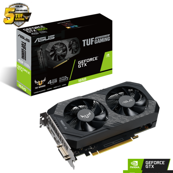 Card màn hình Asus TUF GeForce GTX 1650 Gaming (TUF-GTX1650-4G-GAMING)