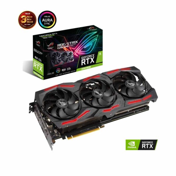 Card màn hình Asus ROG Strix GeForce RTX 2060 Super EVO Gaming (ROG-STRIX-RTX2060S-8G-EVO-GAMING)