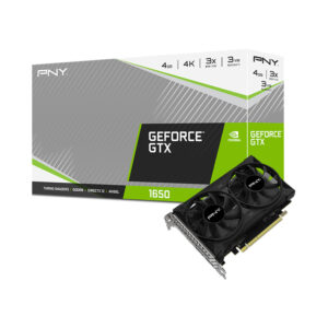 Card màn hình PNY GeForce GTX 1650 4GB GDDR6 Dual Fan (VCG16504D6DFPPB)