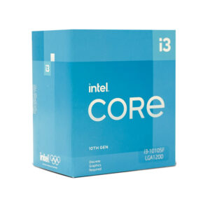 CPU Intel Core i3-10105F (3.7GHz up to 4.4Ghz, 4 nhân 8 luồng, 6MB Cache, 65W) - Socket LGA 1200