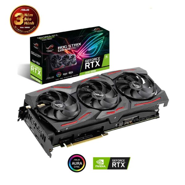 Card màn hình Asus ROG Strix GeForce RTX 2080 Super A8G Gaming (ROG-STRIX-RTX2080S-A8G-GAMING)