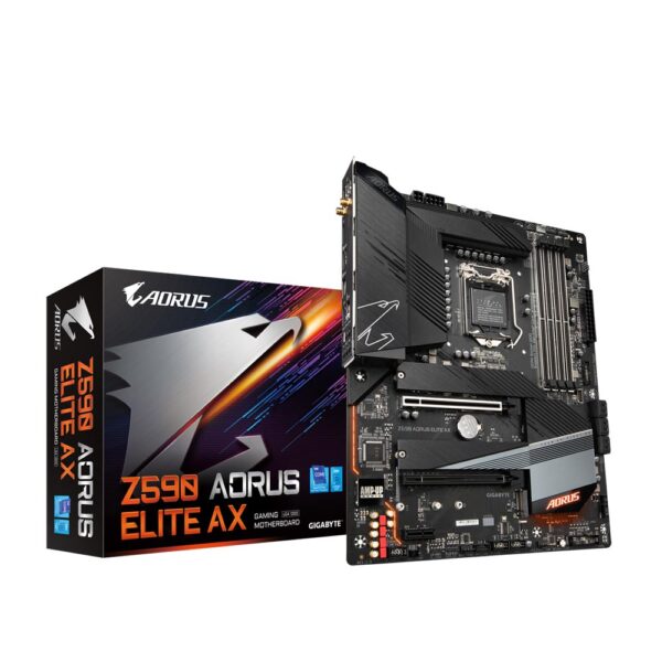 Mainboard Gigabyte Z590 Aorus Elite AX (Intel Z590, Socket 1200, ATX, 4 khe RAM DDR4)