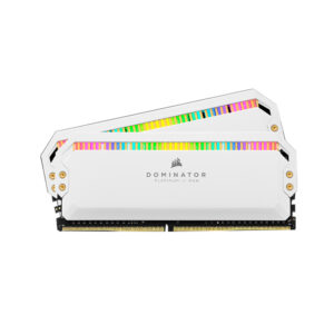 RAM Desktop Corsair Dominator Platinum White RGB 16GB (2x8GB) DDR4 3200MHz (CMT16GX4M2C3200C16W)