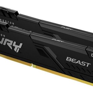 RAM Desktop Kingston Fury Beast 16GB (2x8GB) DDR4 3600MHz (KF436C17BBK2/16)