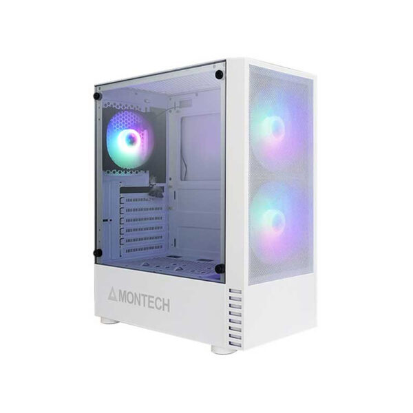 Vỏ case Montech X2 Mesh White (3 Fan LED RGB)