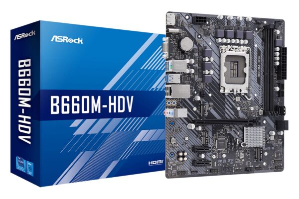 Mainboard ASRock B660M-HDV (LGA1700 | 2 Khe RAM | M-ATX)