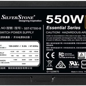 Nguồn máy tính SilverStone ET550 550W 80 Plus Bronze