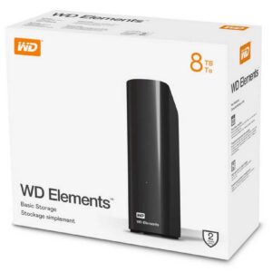 Ổ Cứng Gắn Ngoài WD Elements 8TB WDBBKG0080HBK-SESN (3,5" | USB 3.0)