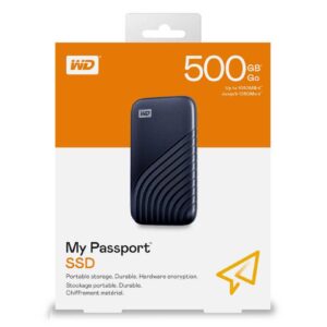 Ổ Cứng Di Động WD My Passport SSD 500GB Màu Xanh WDBAGF5000ABL-WESN