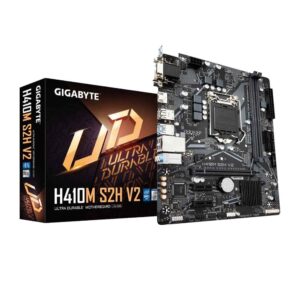 Mainboard Gigabyte H410M-S2H V2 (Intel H410, Socket 1200, m-ATX, 2 khe Ram DDR4)