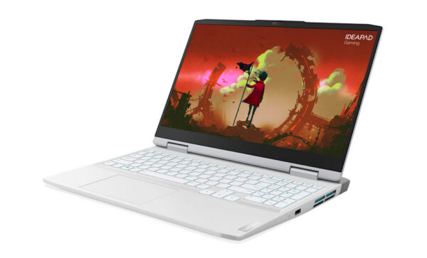 Laptop Lenovo IdeaPad Gaming 3 15ARH7 82SB007JVN (Ryzen 5 6600H | RAM 8GB | SSD 512GB | RTX 3050 4GB | 15.6" FHD 120Hz | Win 11 | Glacier White)
