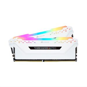 RAM Desktop Corsair Vengeance Pro RGB White 16GB (2x8GB) DDR4 3200MHz (CMW16GX4M2E3200C16)