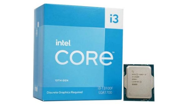 CPU Intel Core i3-13100F ( turbo 4.5GHz | 4 nhân 8 luồng | 12MB Cache | LGA 1700)