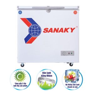 Tủ đông Sanaky 208 Lít VH-255HY2