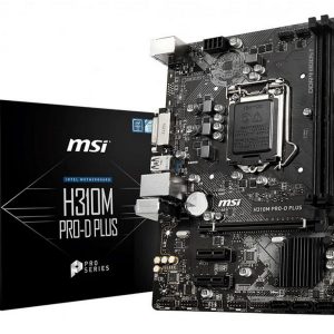 Mainboard MSI H310M PRO-D PLUS (Intel Socket 1151, m-ATX, 2 khe RAM DDR4)