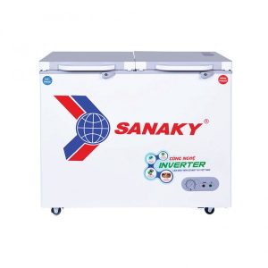 Tủ đông mặt kính cường lực Sanaky Inverter 195 Lít VH-2599W4K