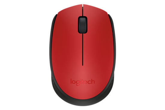 Chuột không dây Logitech M171 - Màu Đỏ