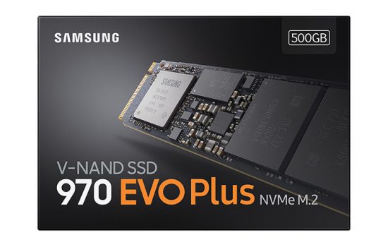 SSD SAMSUNG 970 EVO PLUS NVME M.2 500GB MZ-V7S500BW