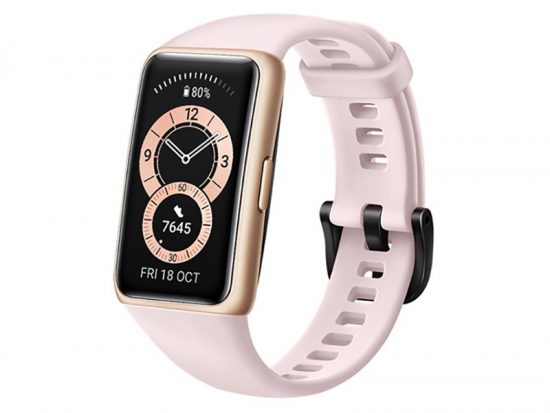 Vòng tay thông minh HUAWEI BAND 6 hồng