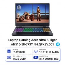 Laptop Gaming Acer Nitro 5 Tiger AN515-58-773Y NH.QFKSV.001