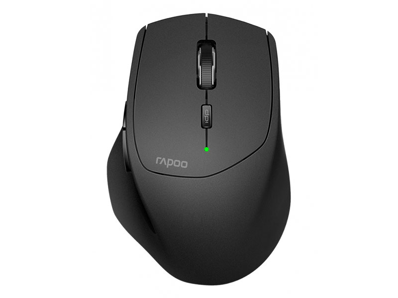 Chuột không dây Rapoo MT550 đa kết nối Wireless và Bluetooth màu Đen