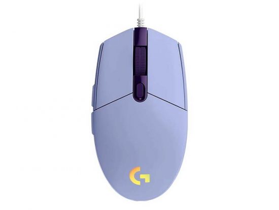 Chuột Logitech G203 LightSync Lilac