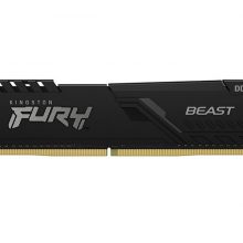 Ram PC Kingston Fury 8GB 2666MHz DDR4 CL16 DIMM Beast Black (KF426C16BB/8)