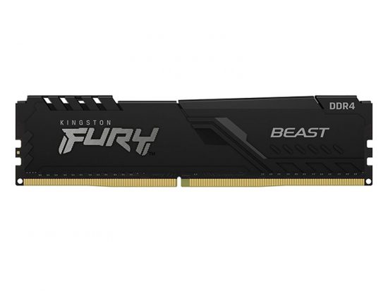 Ram PC Kingston Fury 8GB 2666MHz DDR4 CL16 DIMM Beast Black (KF426C16BB/8)