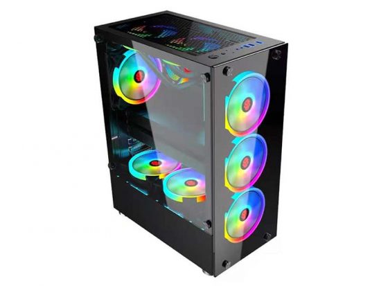Vỏ case Xtech F8 Gaming - 4 Fan RGB