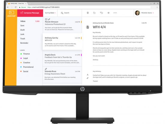 Màn hình HP P24h G4 FHD Monitor 7VH44AA
