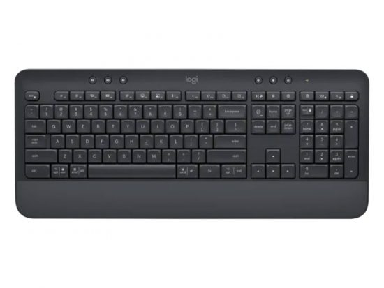 Bàn phím không dây Logitech K650 Signature Bluetooth Wireless màu đen (Graphite)