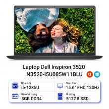 Laptop Dell Inspiron 3520 N3520-i5U085W11BLU