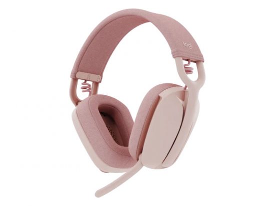 Tai nghe Logitech Zone Vibe 100 Wireless/Bluetooth màu Hồng (Rose)