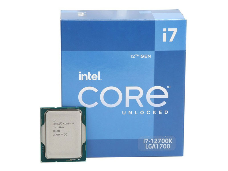 CPU Intel Core i7-12700K Processor (25MB, up to 5.00GHz, 12 nhân 20 luồng)