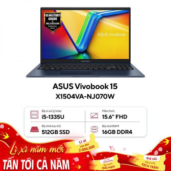 Laptop Asus Vivobook 15 X1504VA-NJ070W