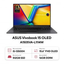 Laptop Asus Vivobook 15 OLED A1505VA-L1114W