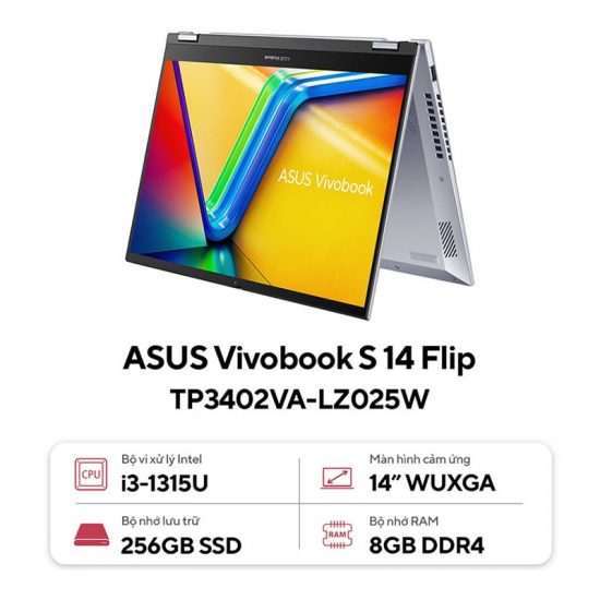 Laptop ASUS Vivobook S 14 Flip TP3402VA-LZ025W