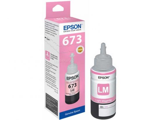 Mực in Epson 673 C13T673600- Đỏ Nhạt