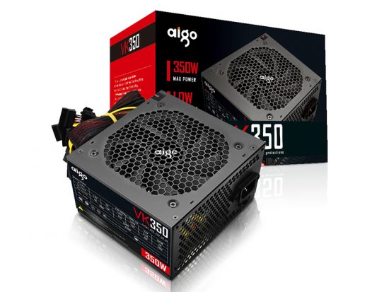 Nguồn máy tính AIGO VK350 - 350W (Màu Đen)