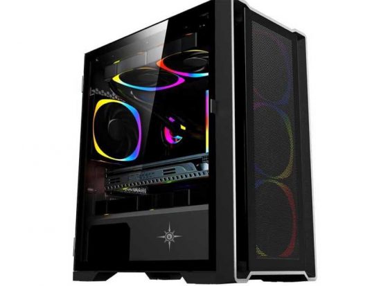 Vỏ máy vi tính KENOO ESPORT M500- 3F- Màu Đen