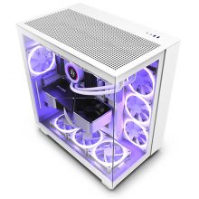 Vỏ Case NZXT H9 Flow All White (Mid Tower / Màu Trắng) CM-H91FW-01