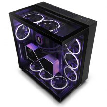 Vỏ Case NZXT H9 Elite All Black (Mid Tower / Màu Đen) CM-H91EB-01