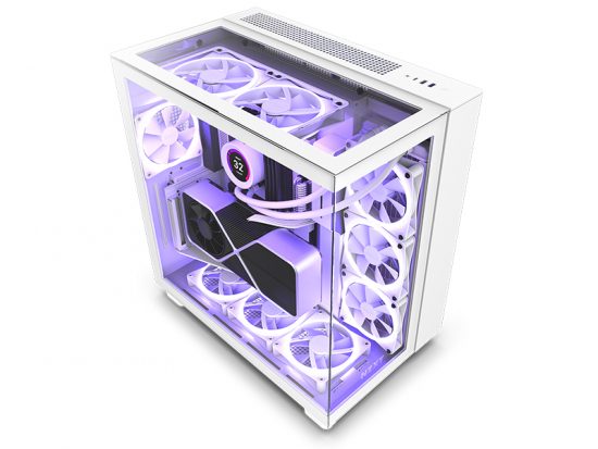 Vỏ Case NZXT H9 Elite All White (Mid Tower / Màu Trắng) CM-H91EW-01