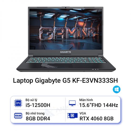 Laptop Gigabyte G5 KF-E3VN333SH